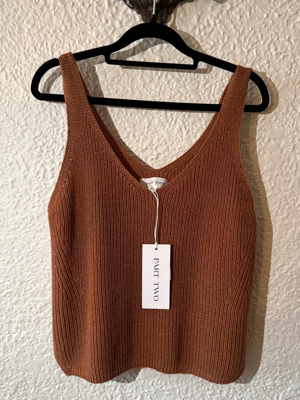 Rebecca PW Top - Linen and Cotton Knit Tank - Picture 4 of 4